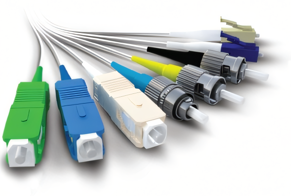 Conectores de fibra óptica SC, LC y ST