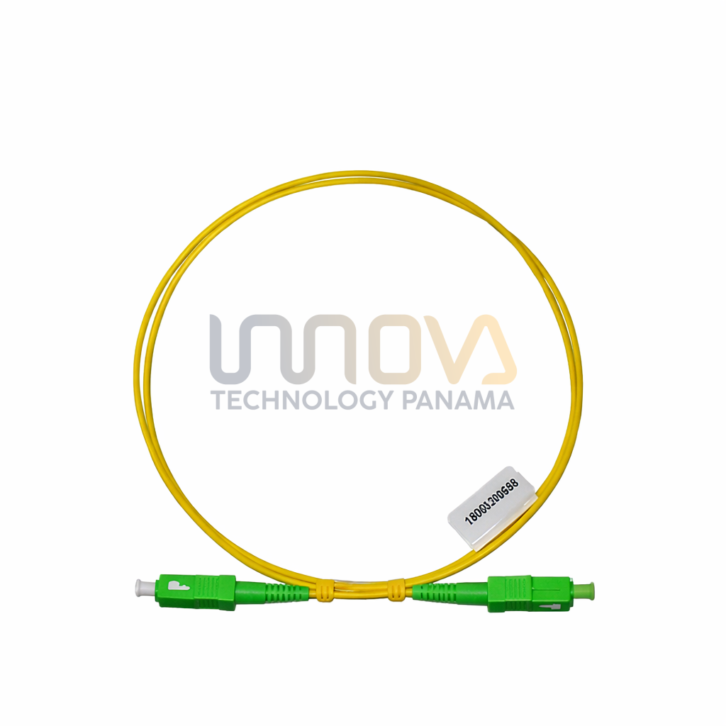 Patchcord LC/APC- LC/APC SIMPLEX ( SINGLE MODE ) G652D 2.0mm LSZH 1m"