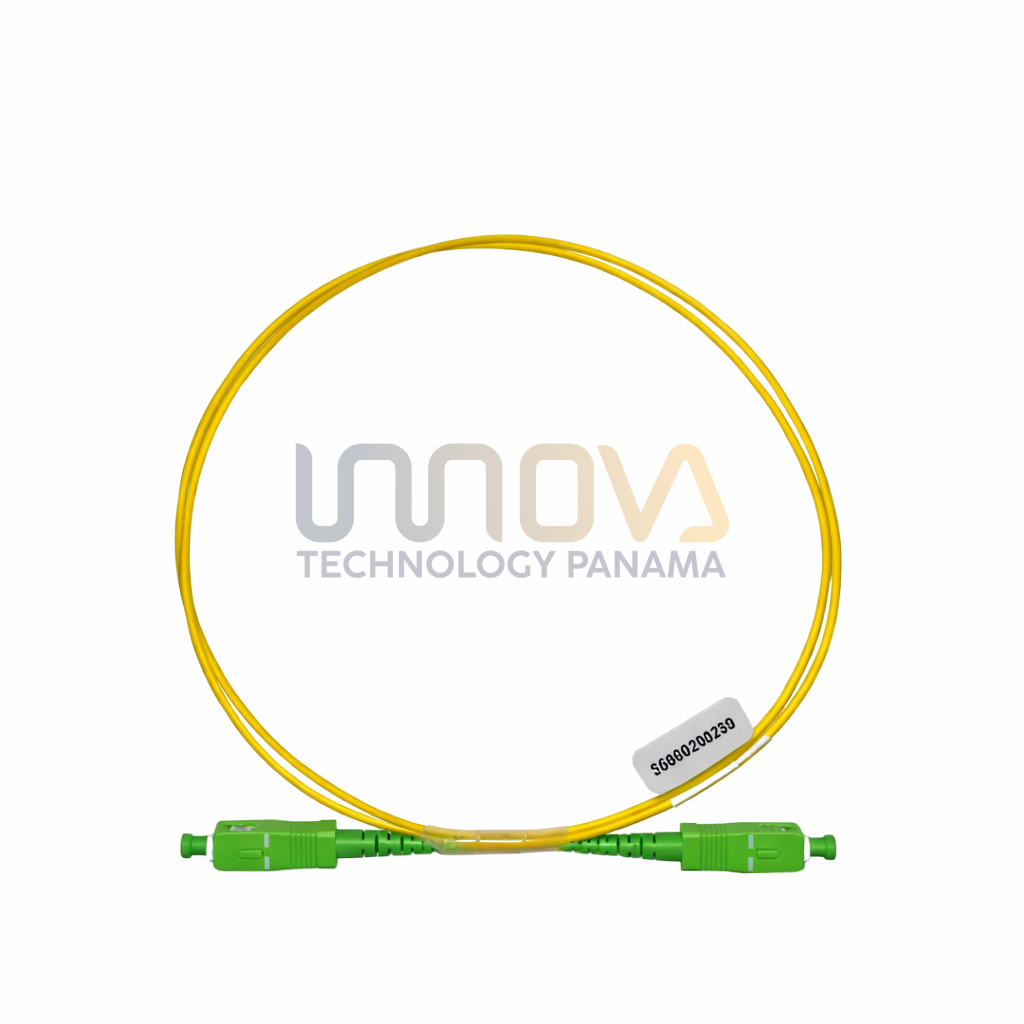 Patchcord SC/APC - SC/APC SIMPLEX ( SINGLE MODE ) G652D 2.0mm LSZH 1m"