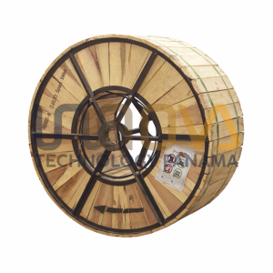 Rollo de Cable de Fibra Óptica Monomodo de 24 Hilos, Tipo ADSS, Exterior, SPAN 100 Metros, distancia 4 km,