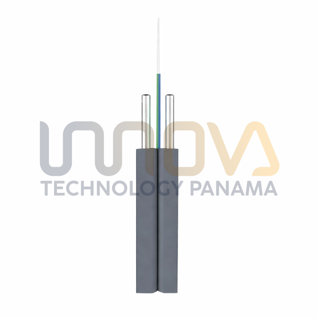 Cable Drop Plano (Mariposa) Interior LSZH - 1 Hilo, 2 HILOS, 4 HILOS y 6 HILOS, Carretes de 1 kilometro