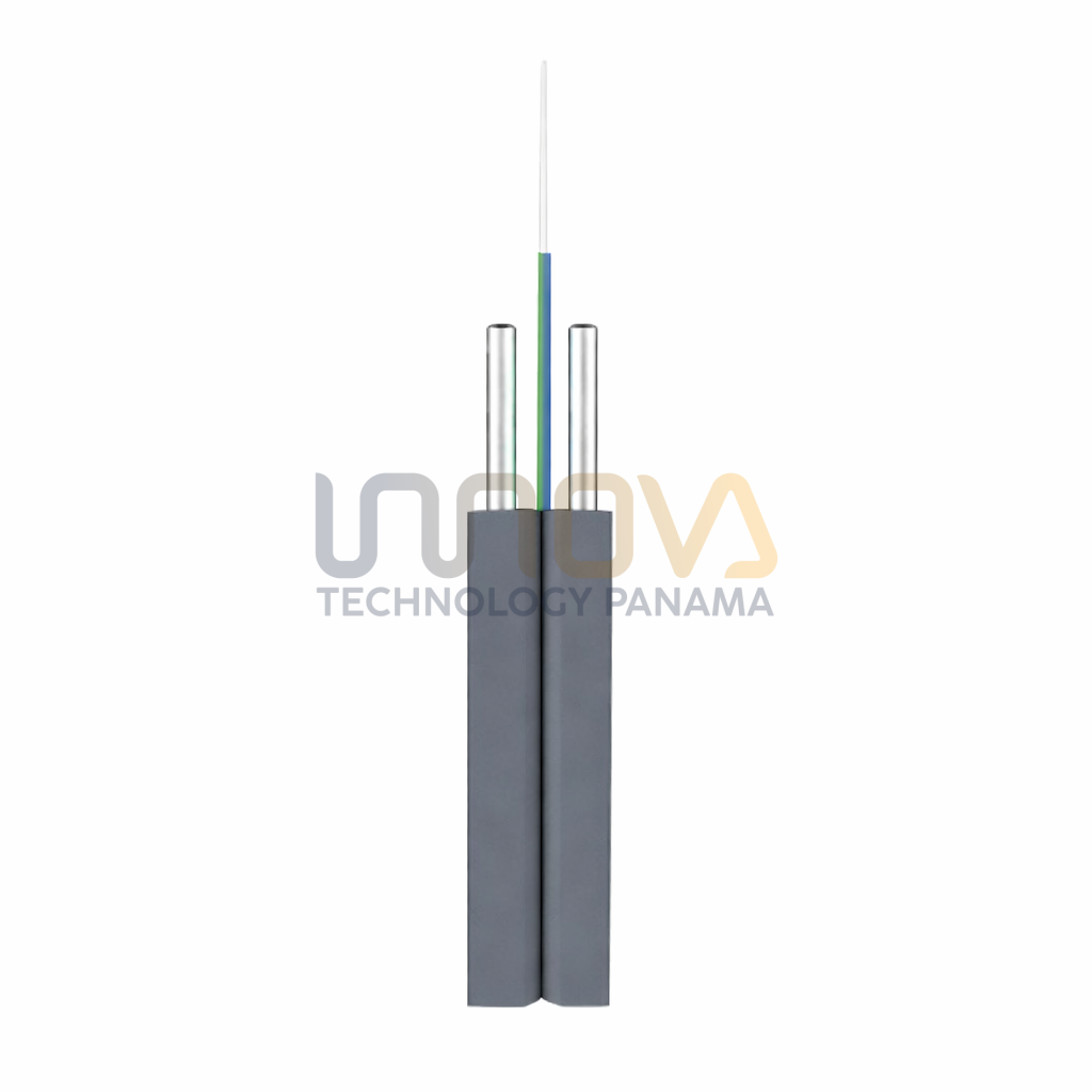 Cable Drop Plano (Mariposa) Interior LSZH - 1 Hilo, 2 HILOS, 4 HILOS y 6 HILOS, Carretes de 1 kilometro