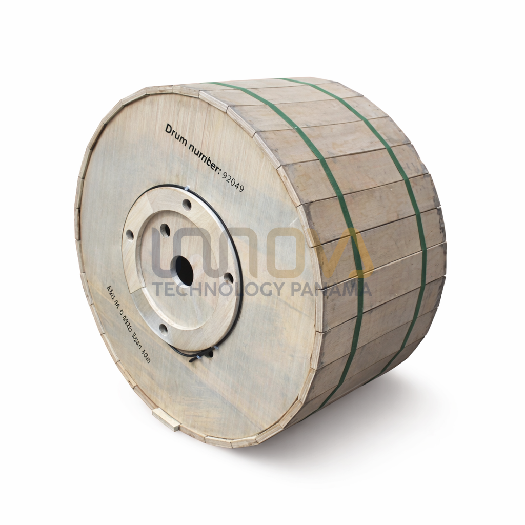 Rollo de Cable de Fibra Óptica Aéreo Mini ADSS (ASU) Monomodo 12 Hilos - Span 80m (4 km)