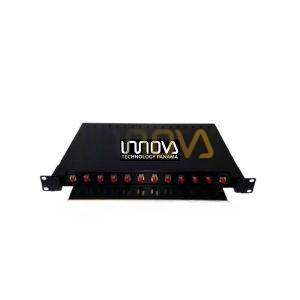 ODF de 12 salidas tipo RACK para conectores FC- ADAPTADORES POR SEPARADO