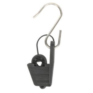 Drop wire clamp for 3 mm fiber