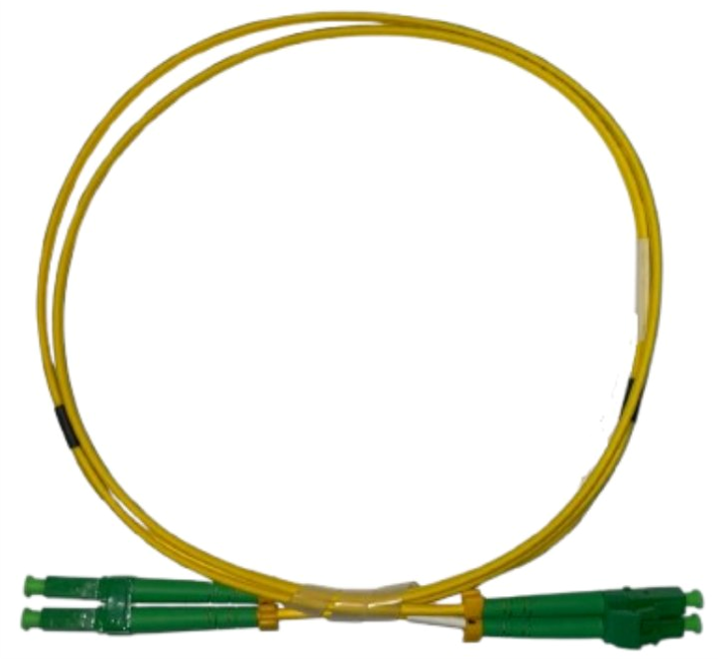 Patchcord LC/APC-LC/APC DUPLEX (SINGLE MODE) G652D 2.0mm LSZH 1m