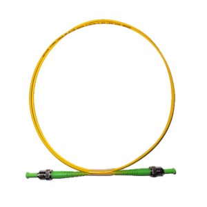 Patchcord ST/APC-ST/APC SIMPLEX (SINGLE MODE) G652D 2.0mm LSZH 1m