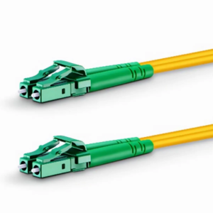 Fibra conectorizada LC/APC duplex (2 hilos), de 200 metros, singlemode uso interior/exterior