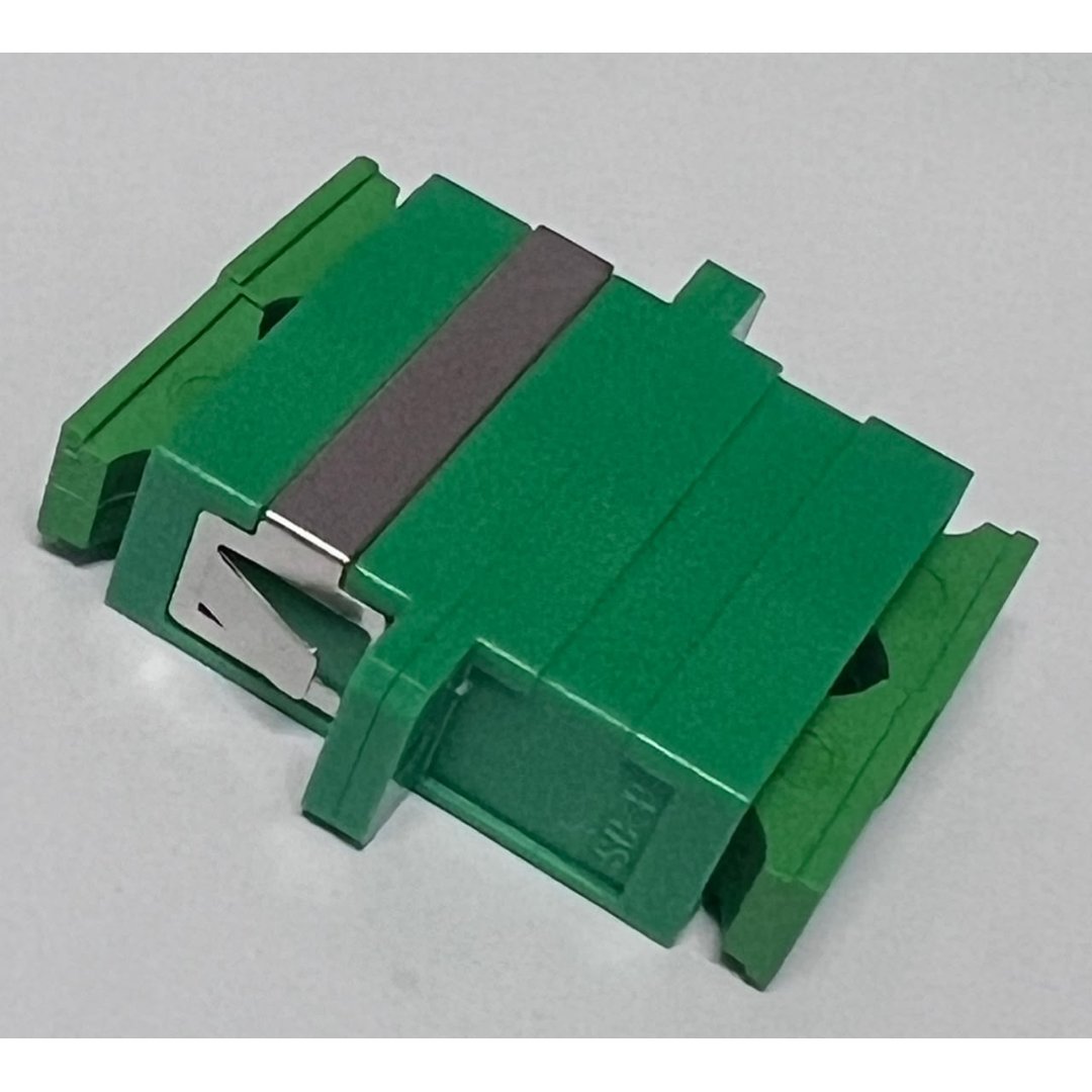 SC/APC Duplex Fiber Optic Adapter SINGLEMODE