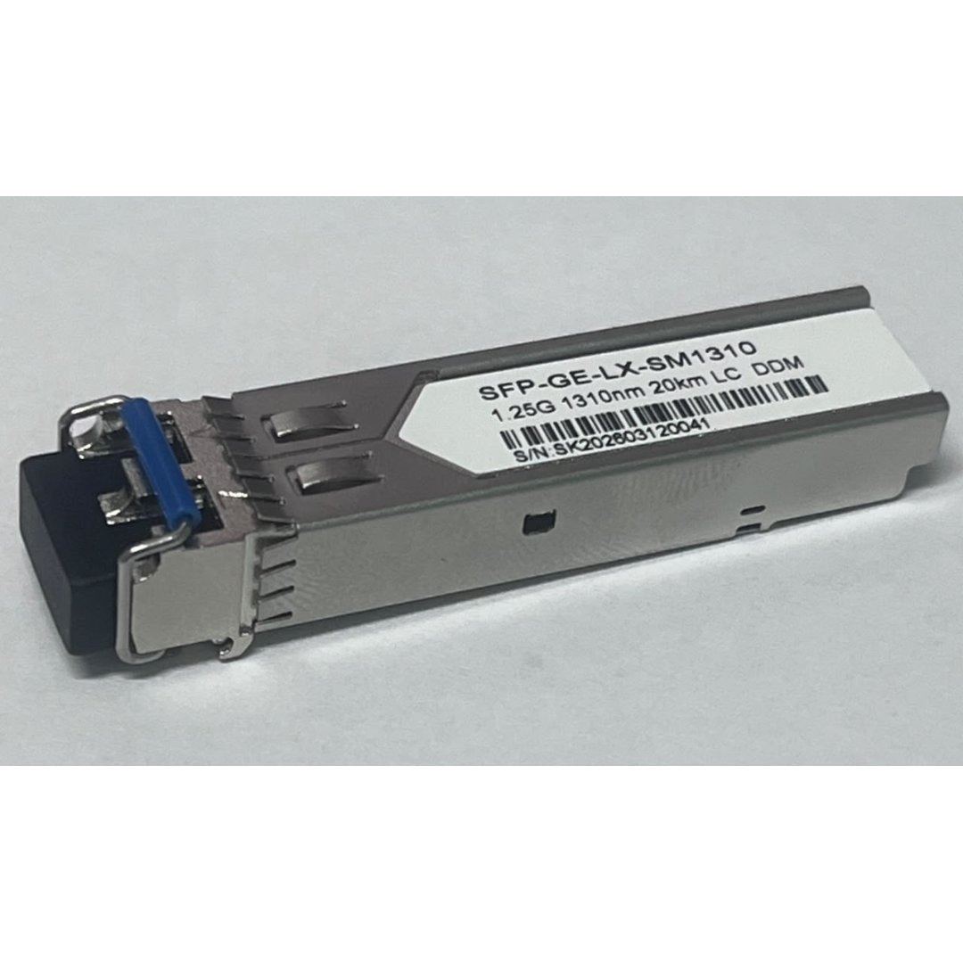Transceiver SM LC WDM 10/100/1000 Mbps 1.25G SFP SM Duplex 1310nm 20km LC